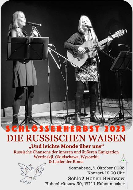 Schlo Hohen Brnzow - Der Schlsserherbst 2023 - Konzert